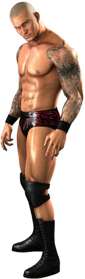 Randy Orton Wrestler Pose PNG