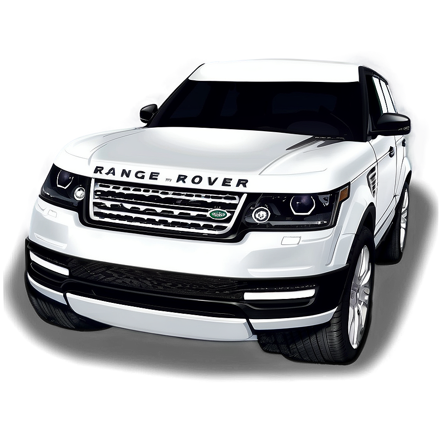 Range Rover White Pure Png Ueu21 PNG