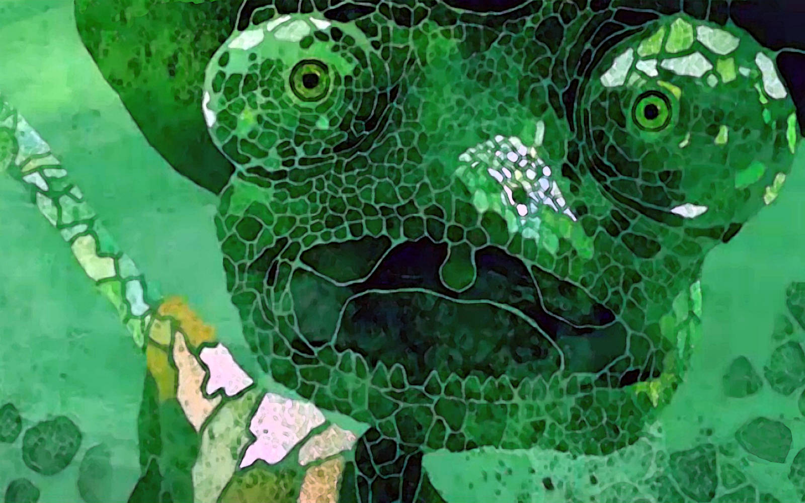 Caption: A portrait shot of Rango, the animated chameleon hero Wallpaper