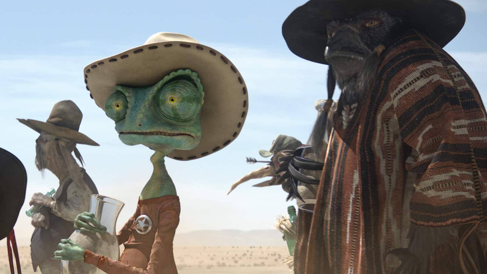 Rango With Other Characters Wallpaper