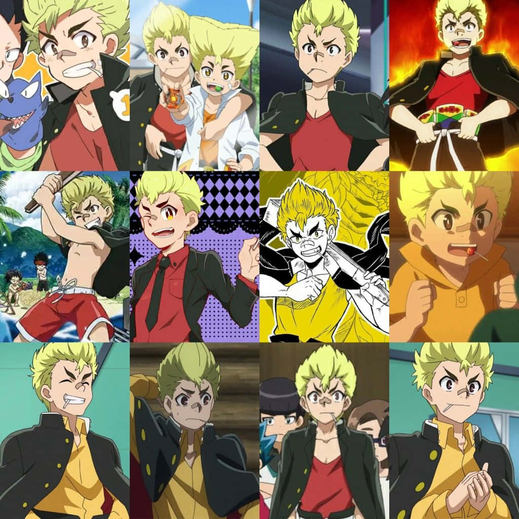 Rantaro Kiyama Uttrykk Collage Bakgrunnsbildet