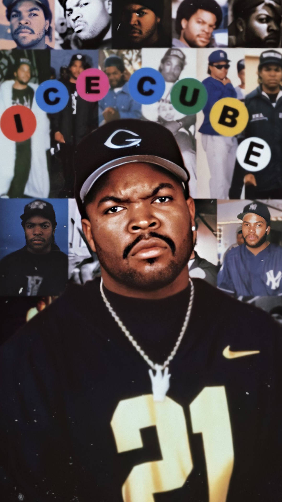 Rap Aesthetic Ice Cube Gangsta Wallpaper