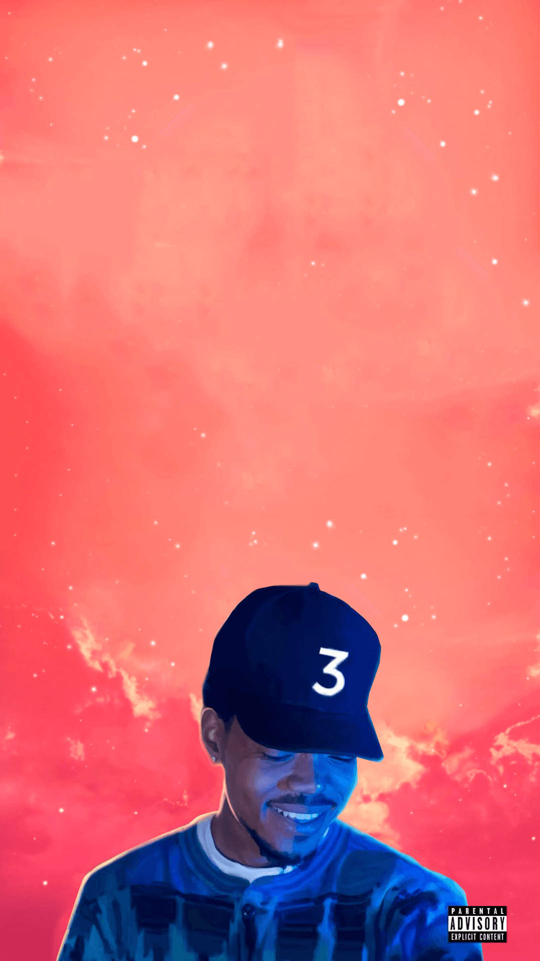 Rap Artist Red Sky Album Cover Wallpaper