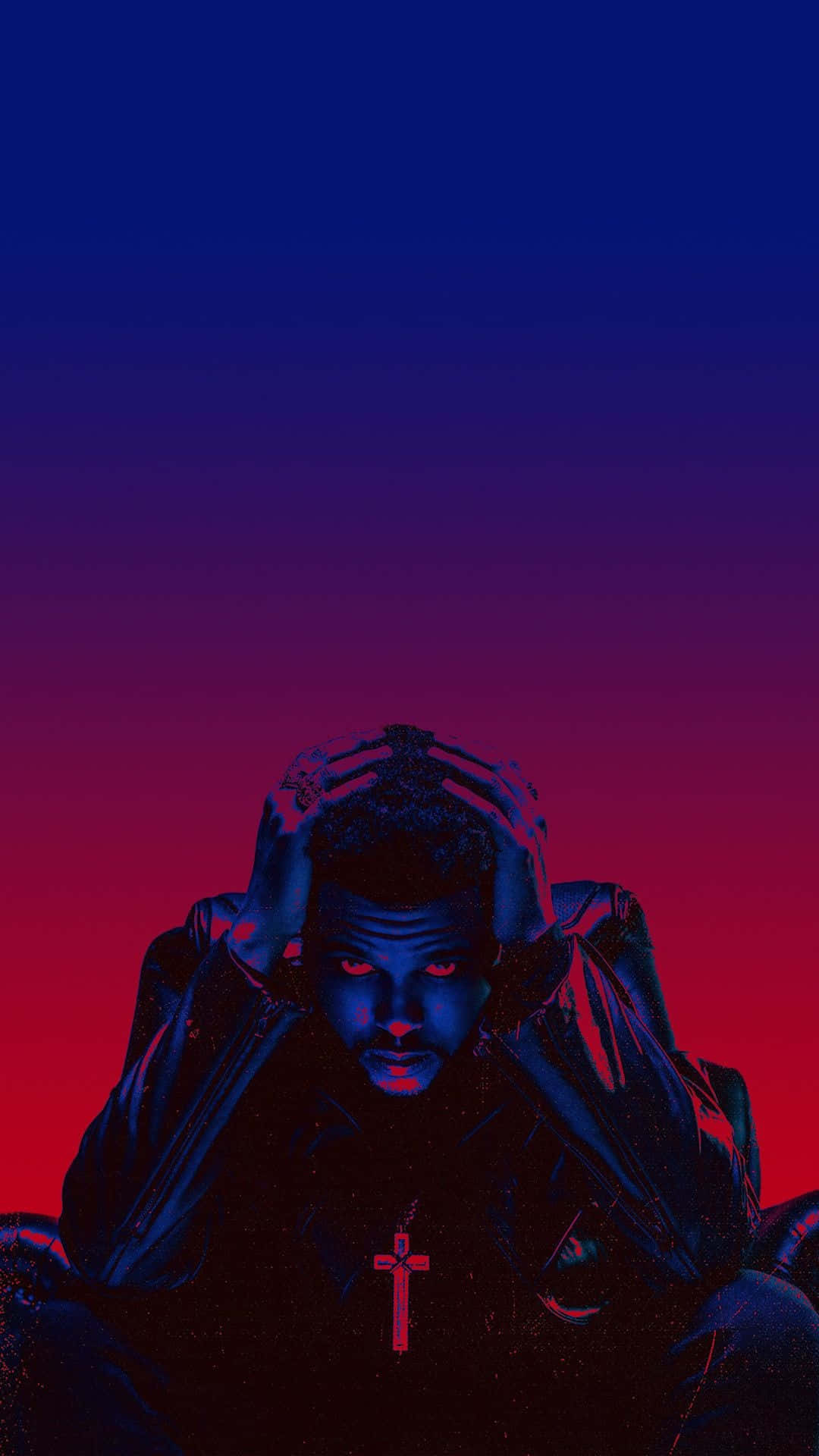 Ombrehintergrund Mit The Weeknd Rap