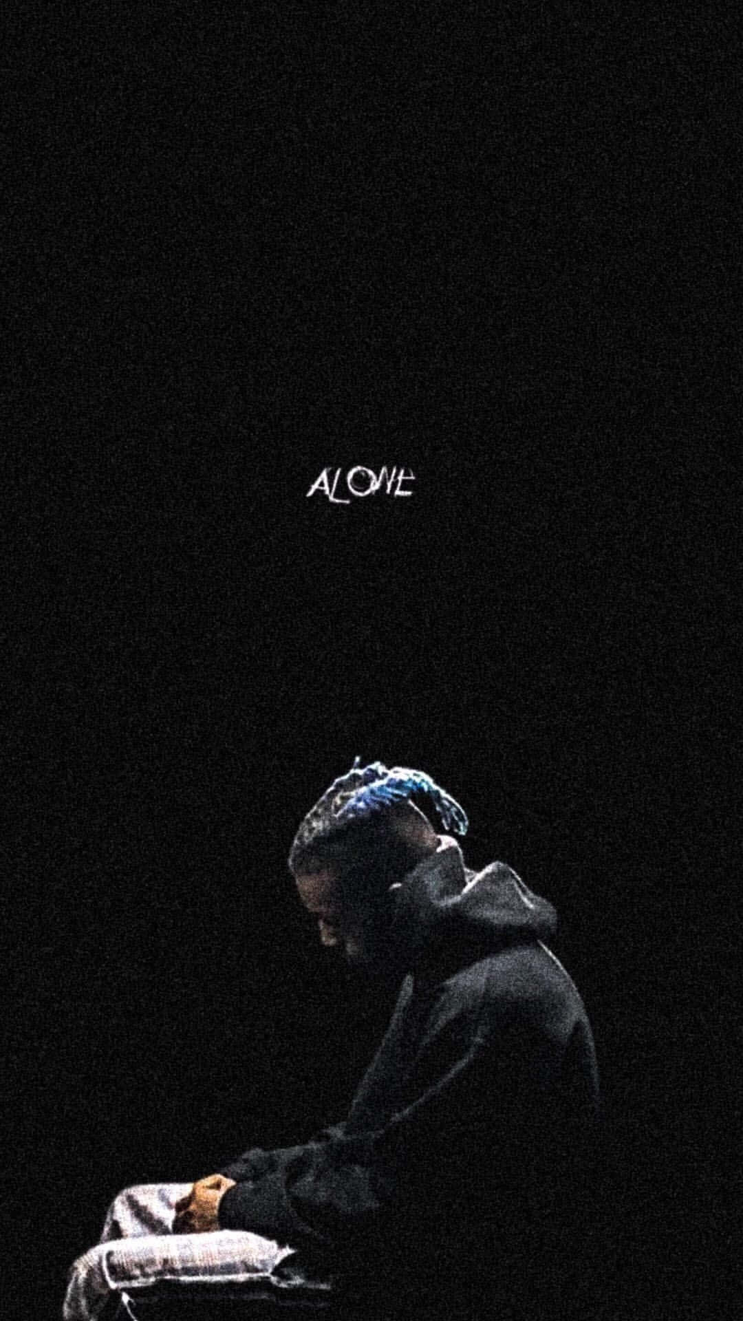 Alone XXXtentacion Rap Background Poster