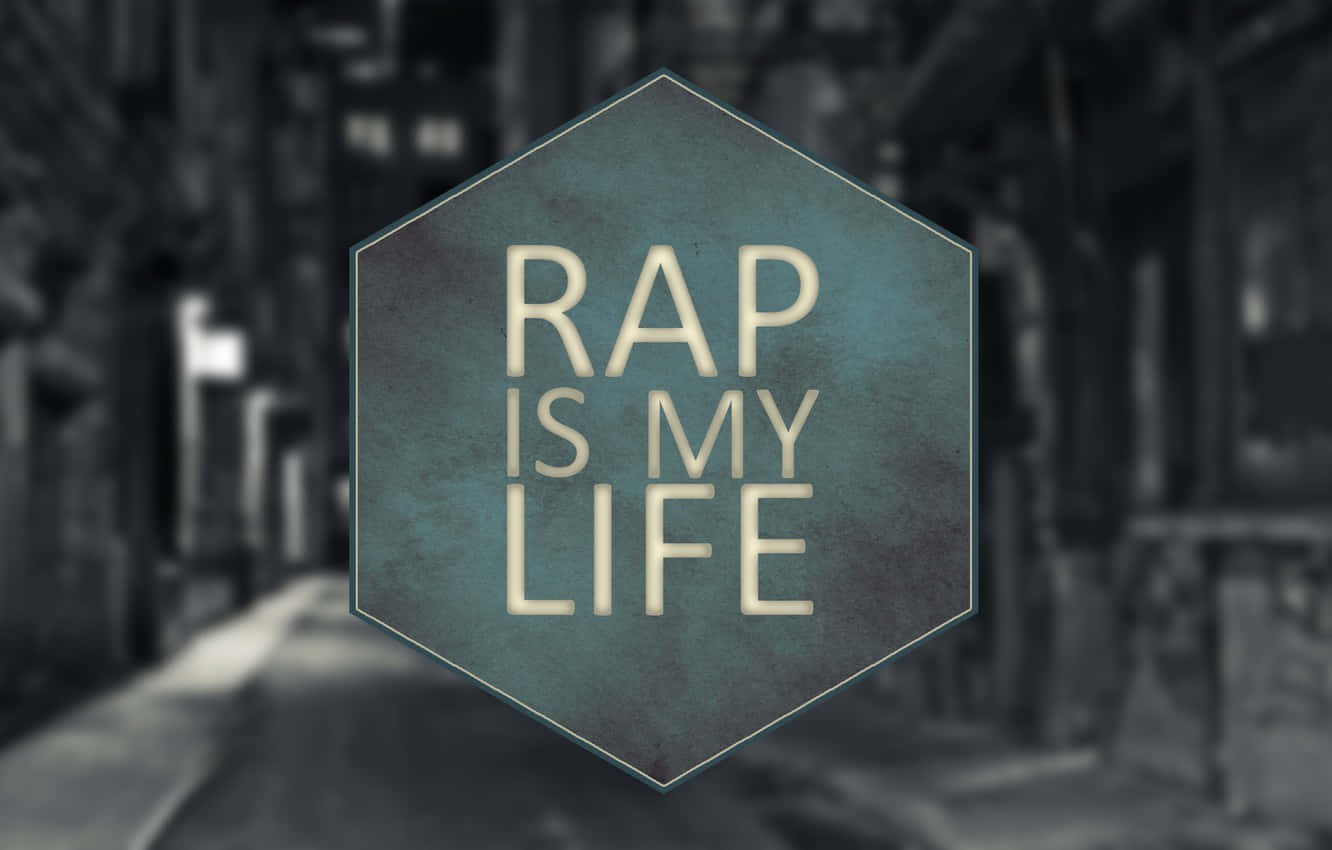 Quote Rap Background Poster Signage Background
