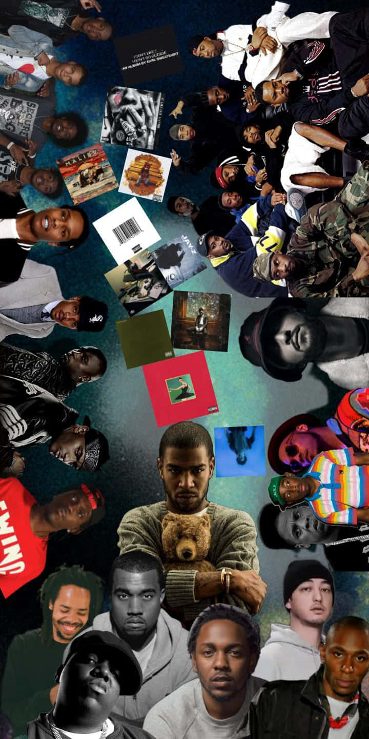 Kollage Rap Kanye Kendrick Lamar Biggie Tupac Wallpaper