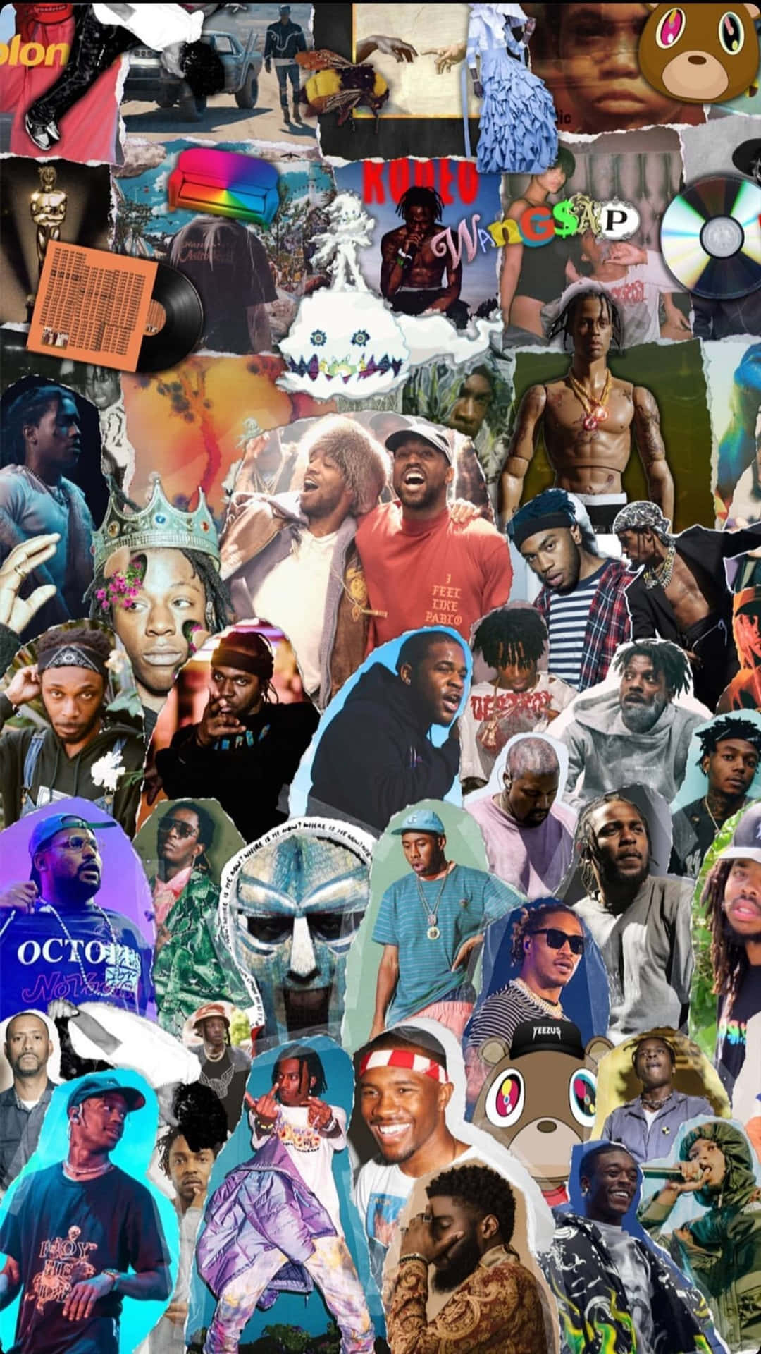 Hip Hop Culture Collage Wallpaper