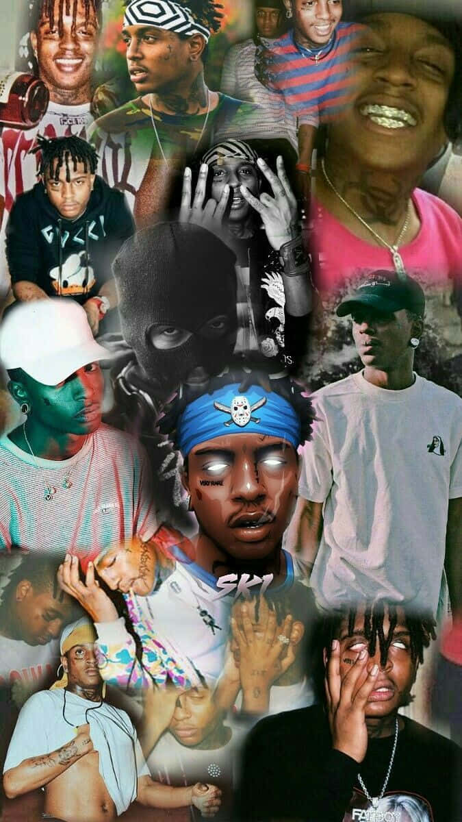 Rap Collage Ski Mask The Slump God Wallpaper