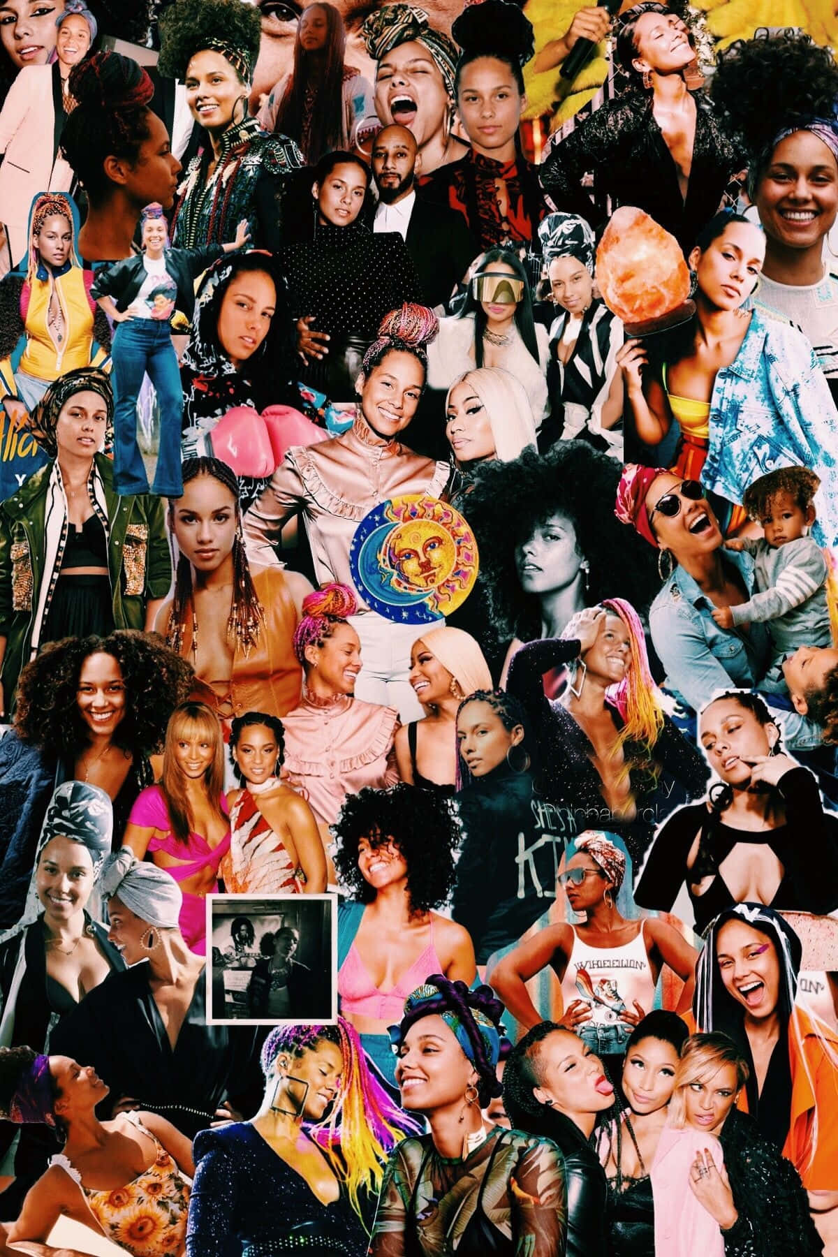 Rap Collage Alicia Keys Wallpaper