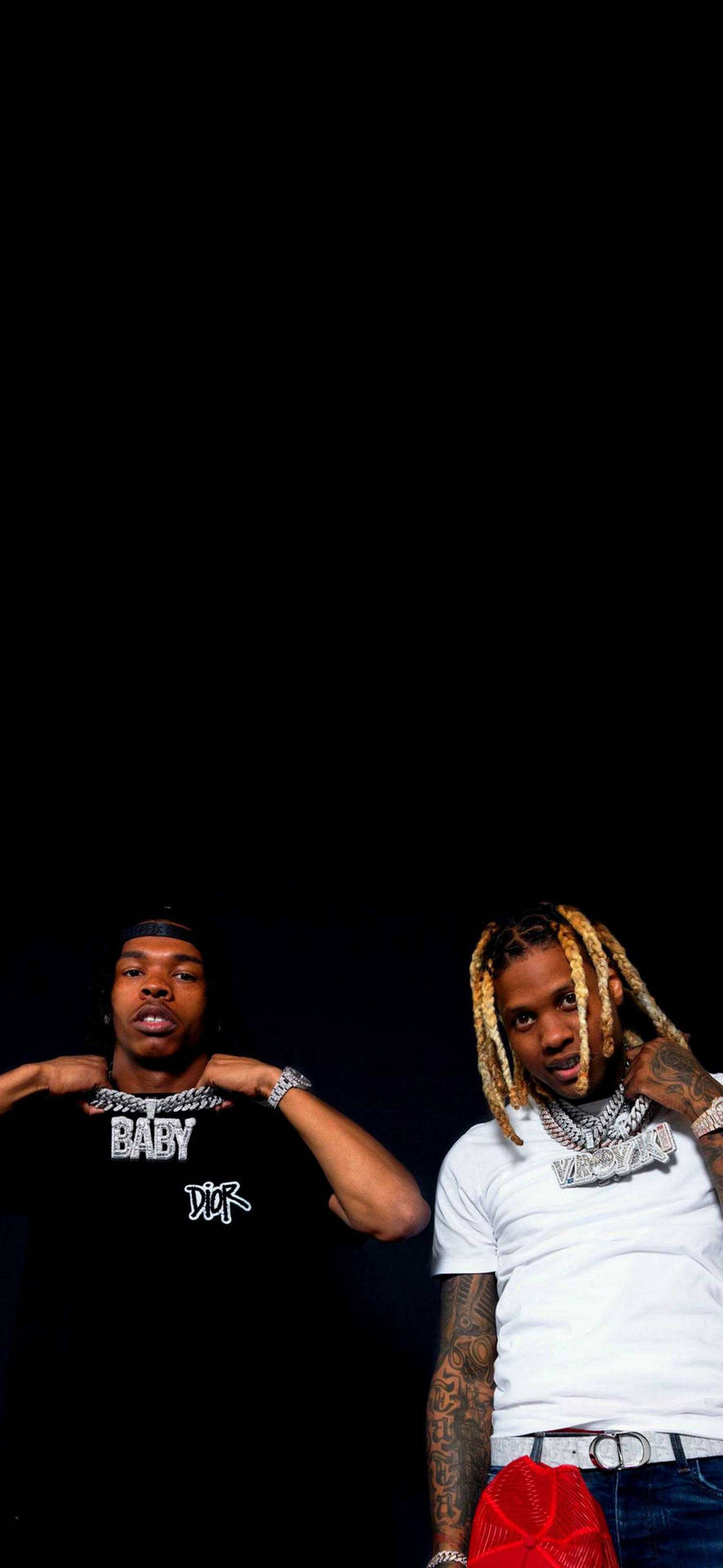 Rap Duo Black Background Wallpaper