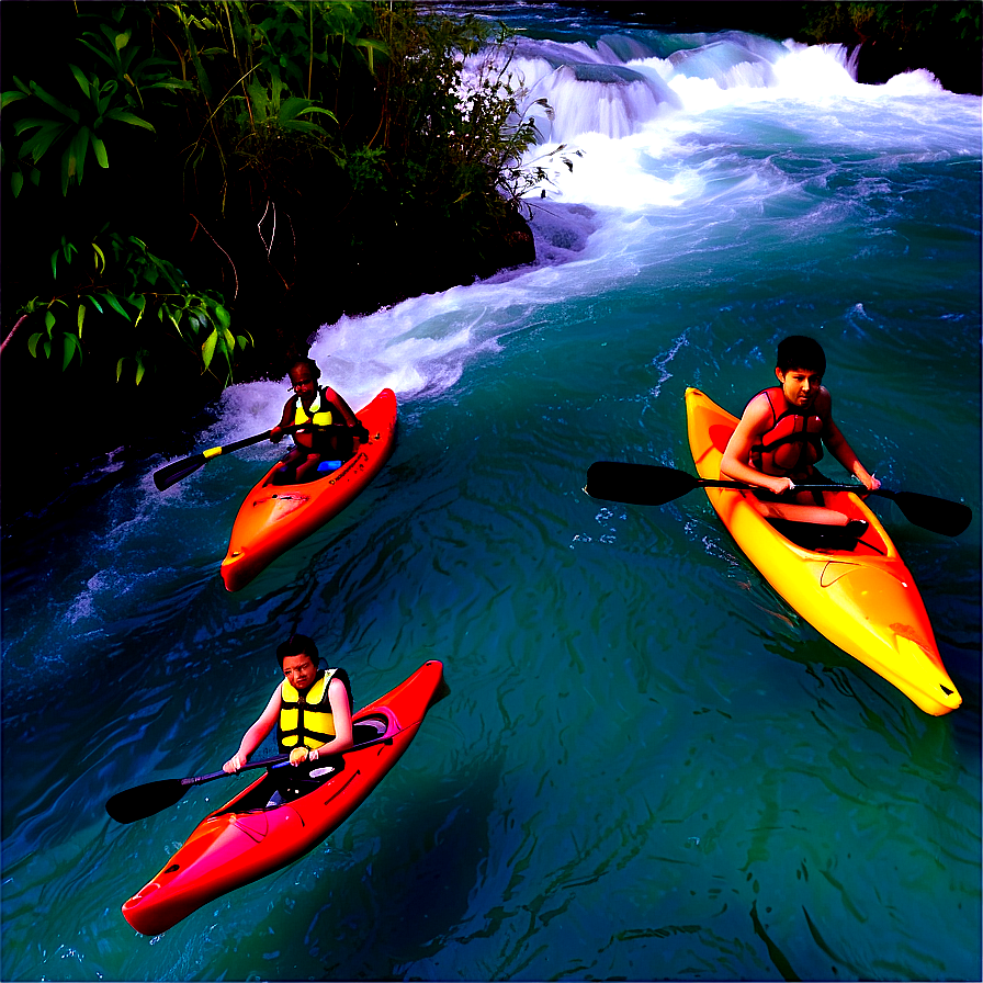 Rapid River Kayaking Png 42 PNG