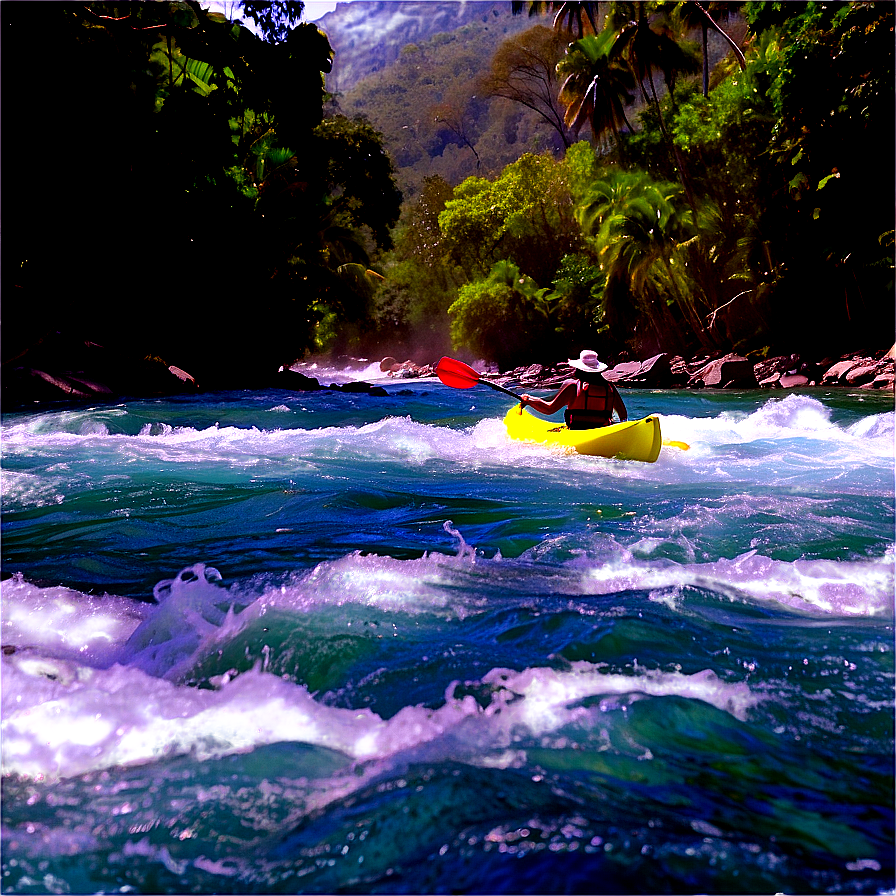 Download Rapid River Kayaking Png 54 | Wallpapers.com