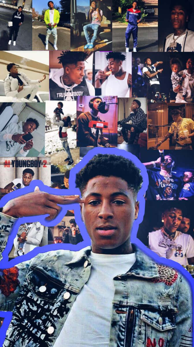 A Celebratory Collage Featuring Some of the Most Successful Rappers Wallpaper