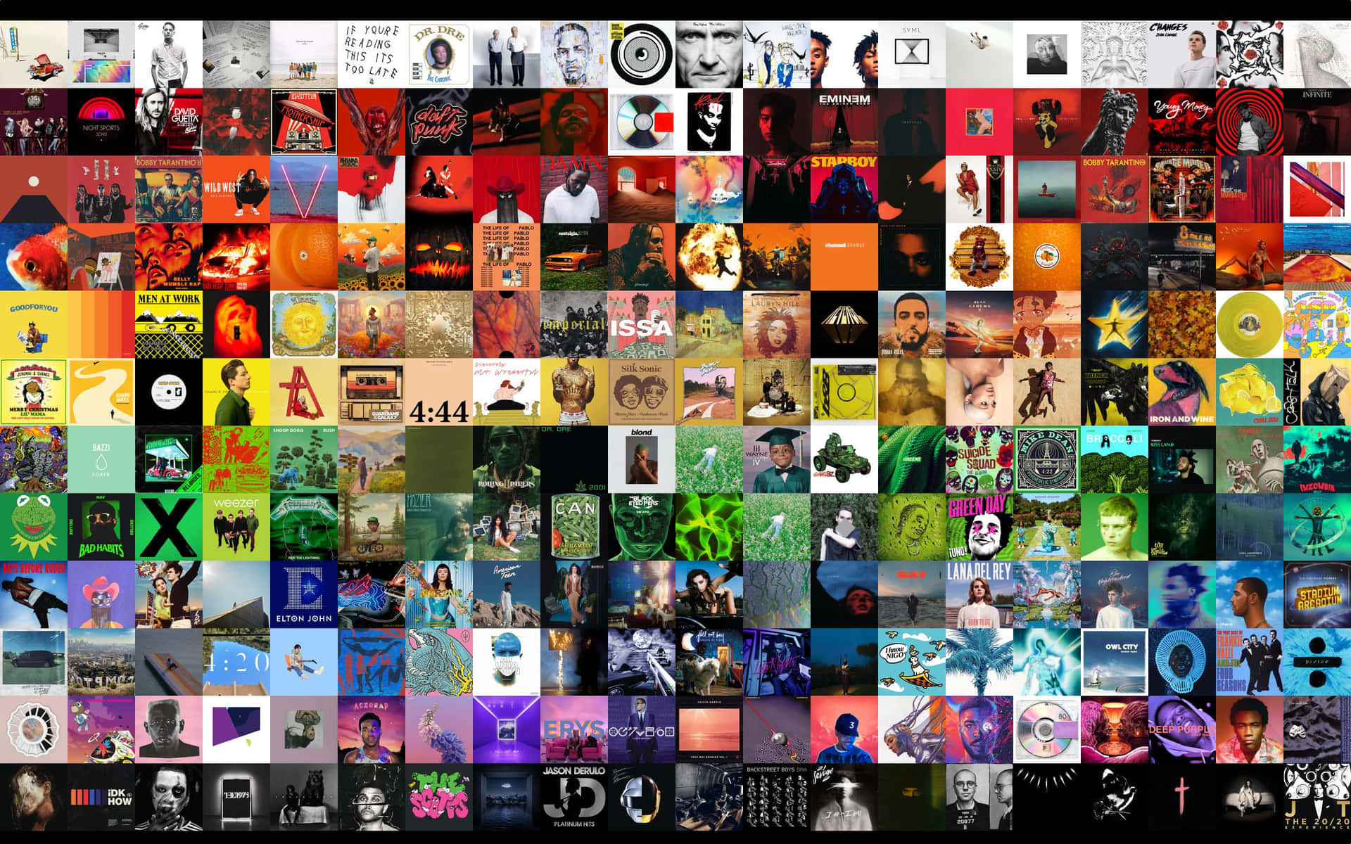 Rapper Collage 2560 X 1600 Wallpaper