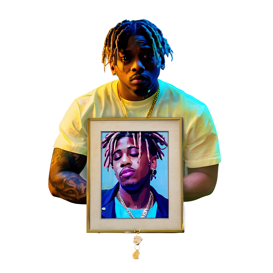 Rapper Juice Wrld Memorial Png Lws PNG