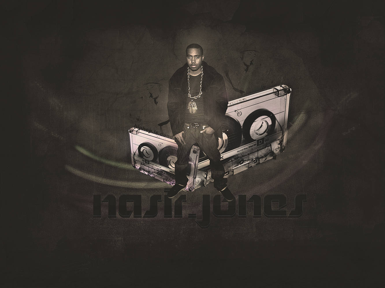 Rapper Nasty Nas Jones Wallpaper