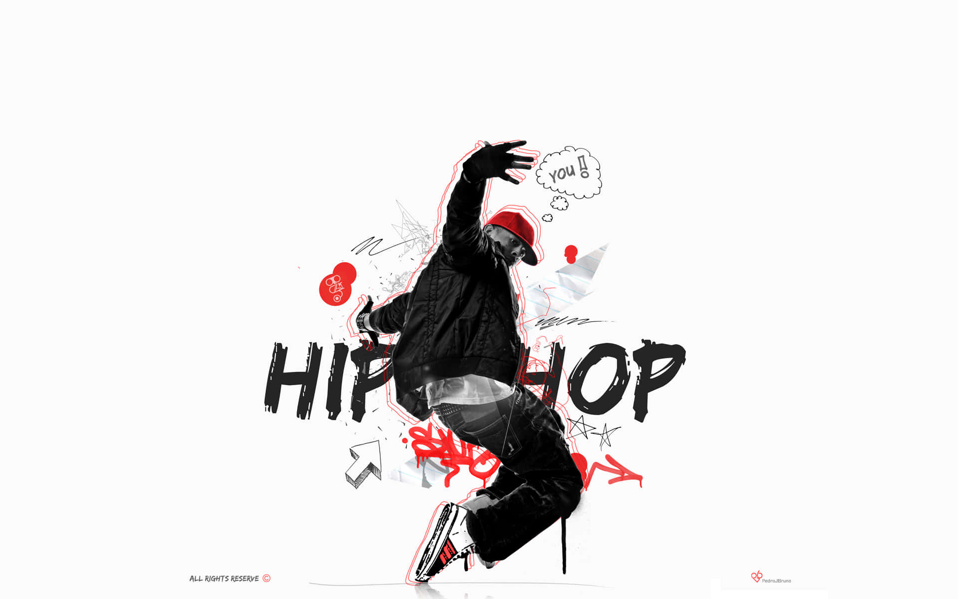 Rapperpc, En Inspireret Kunstnerisk Kombination Af Musik Og Mode. Wallpaper
