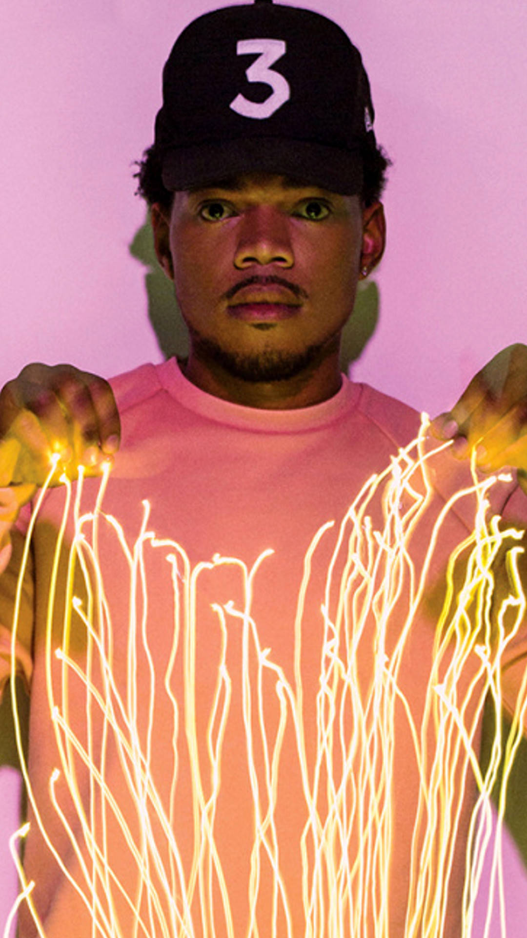 Rapper_with_ Light_ Trails Wallpaper