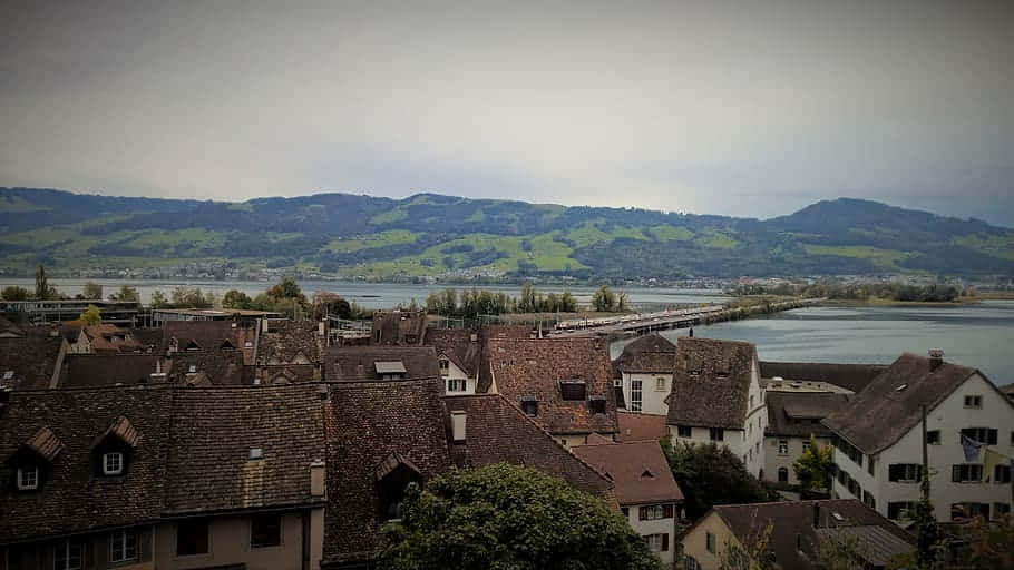 Rapperswil Jona Old Town View Wallpaper