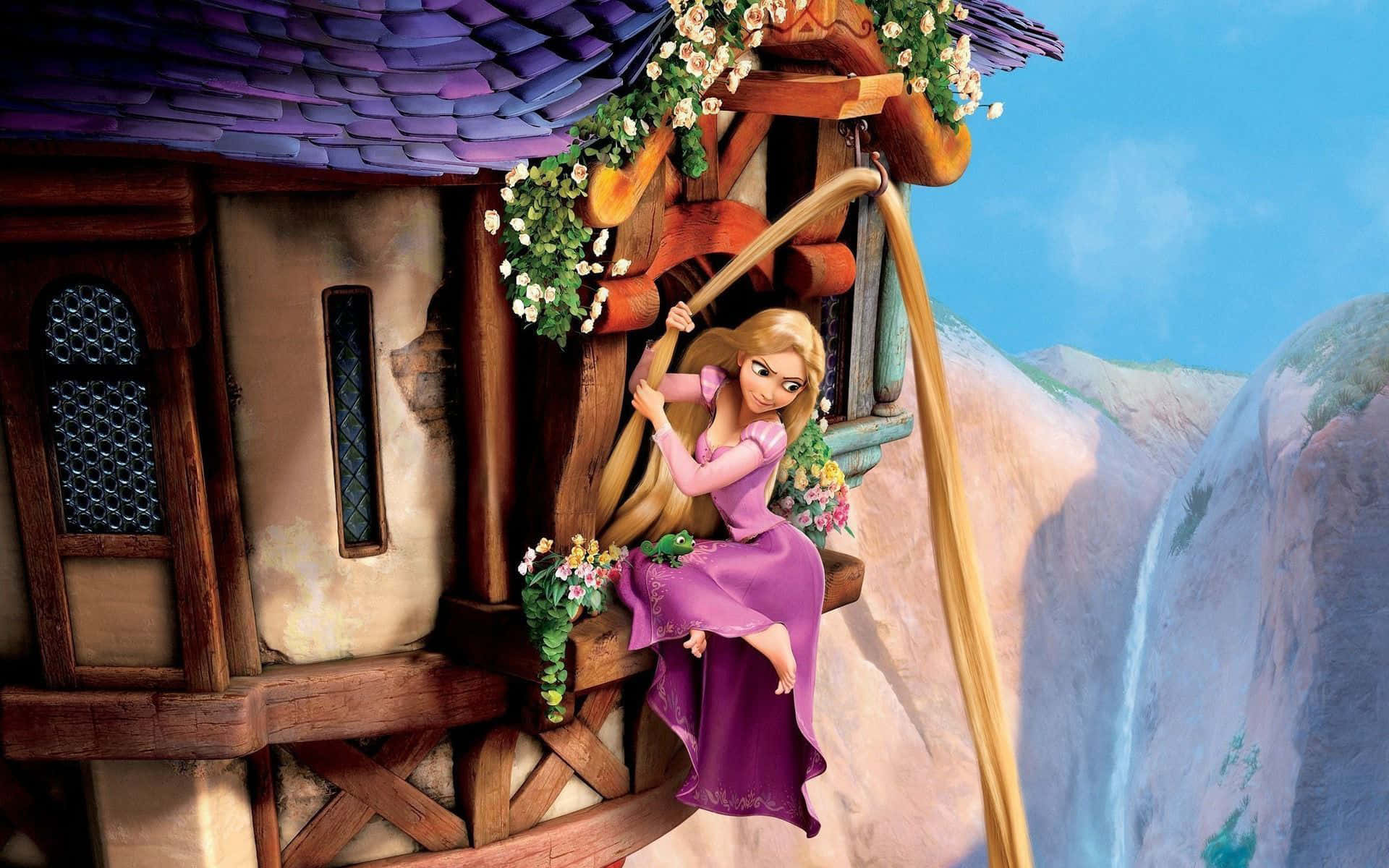Magical Rapunzel Tower in the Enchanted Forest