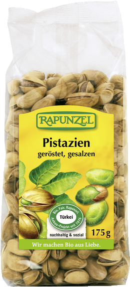 Rapunzel Brand Roasted Salted Pistachios Package PNG