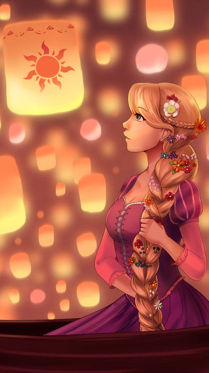 Rapunzel Digital Drawing