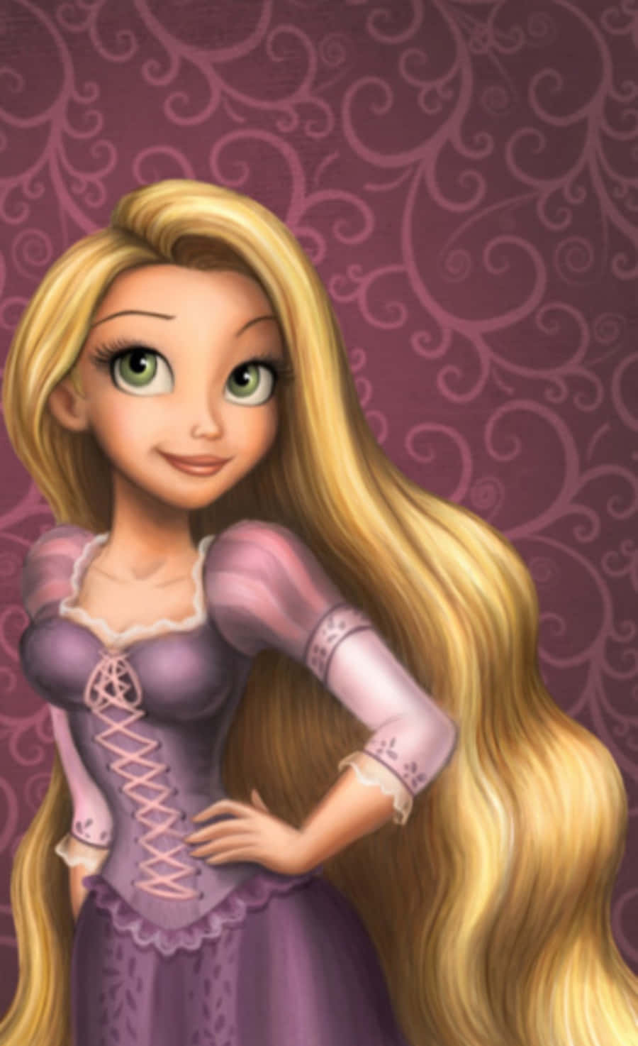 Rapunzel Letting Down Her Hair