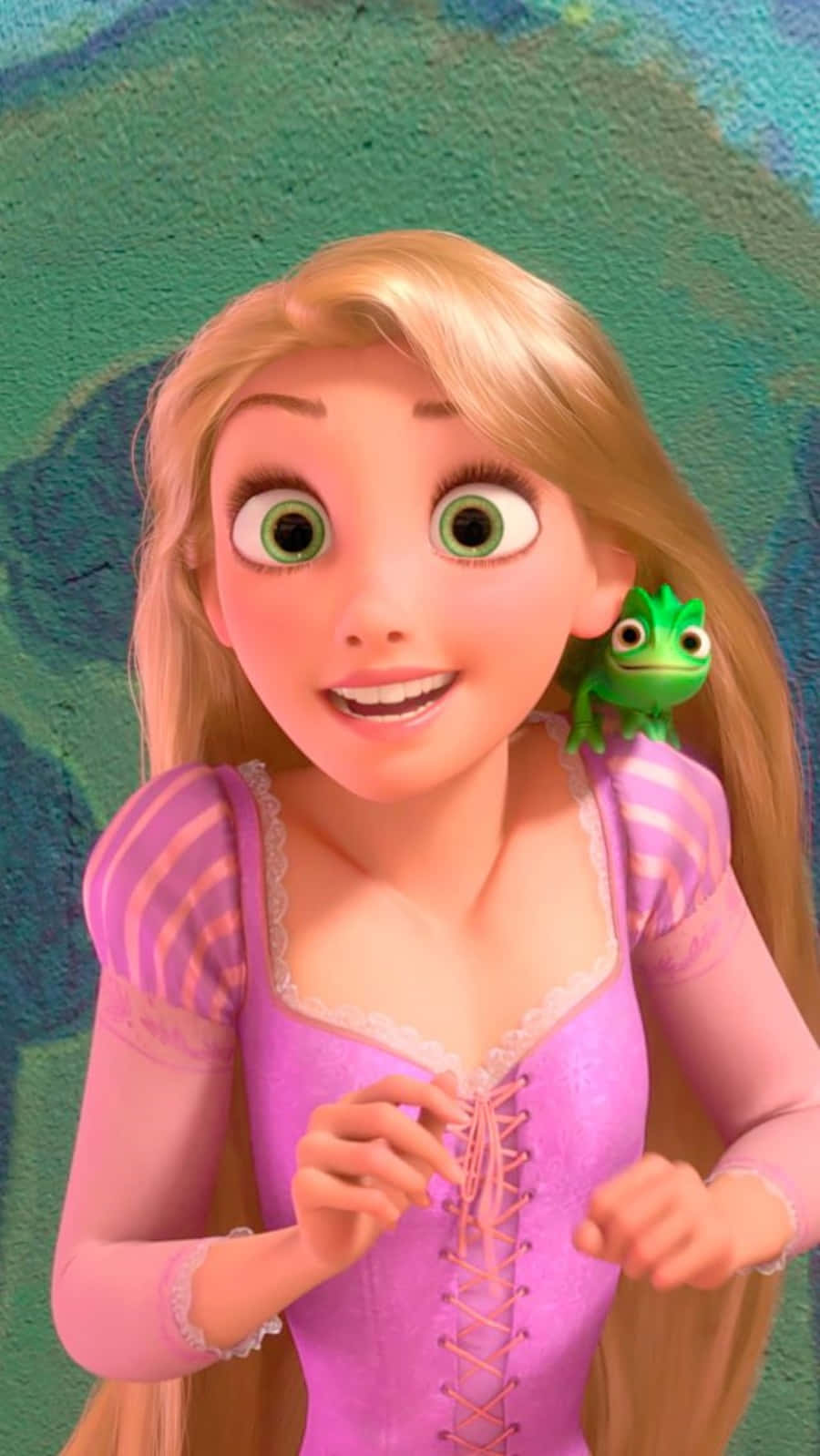 Denalltid Positiva Rapunzel Lever Sin Dröm Att Utforska Världen.