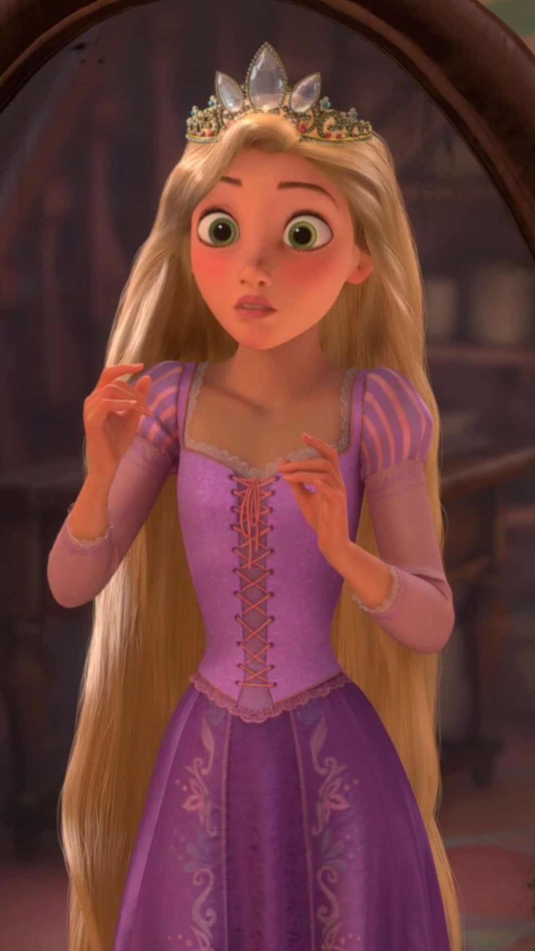 Rapunzel Letting Down Her Hair