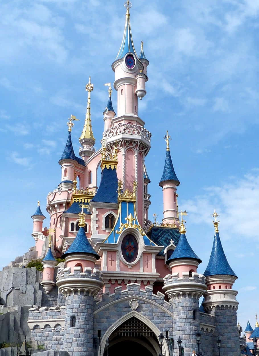 Torrede Rapunzel En Disneyland París. Fondo de pantalla