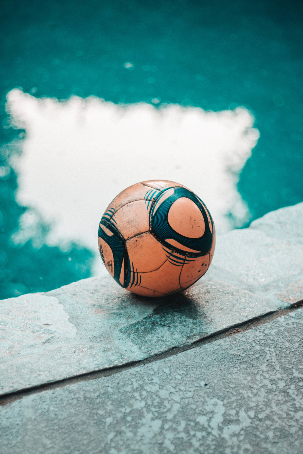 A rare design soccer ball allowing creative play Wallpaper