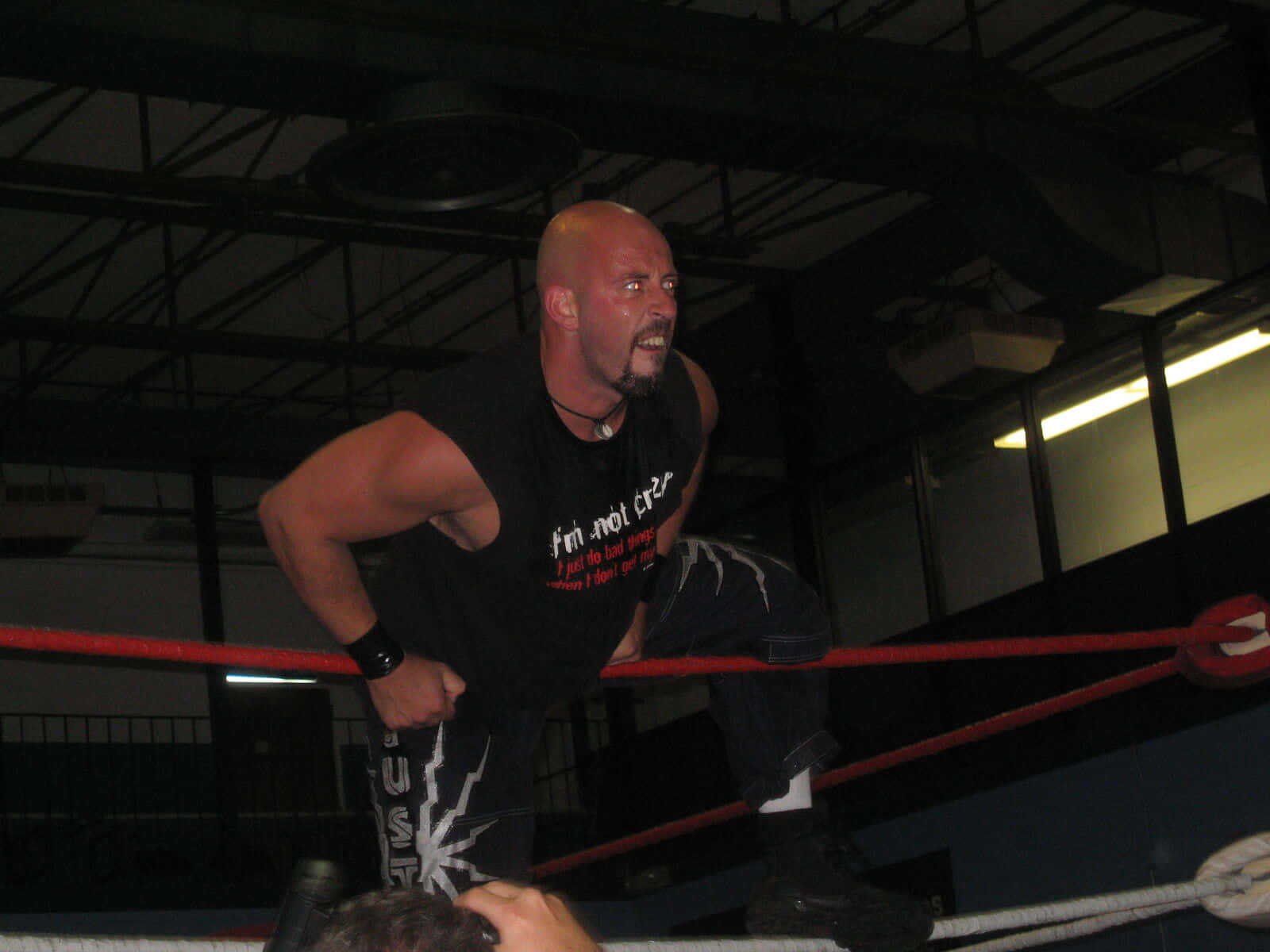 Rare Justin Credible Sparring Session Wallpaper