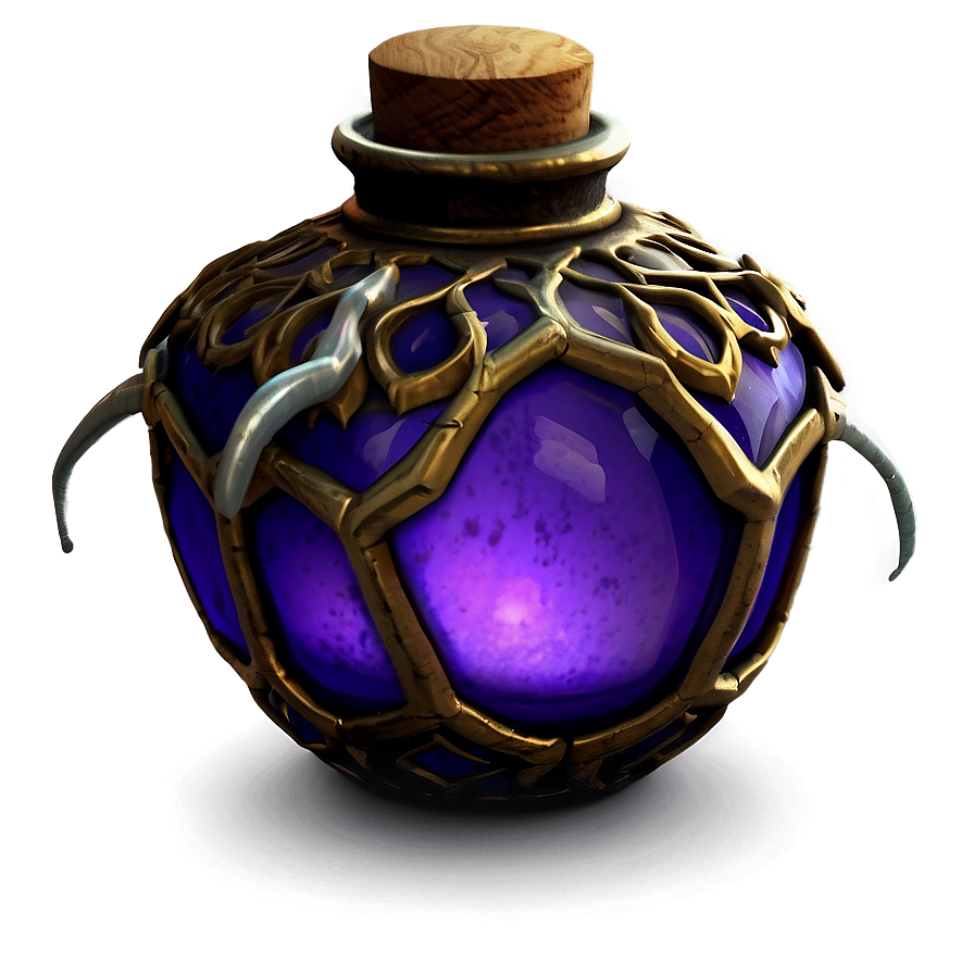 Rare Potion Bottle Png 06132024 PNG