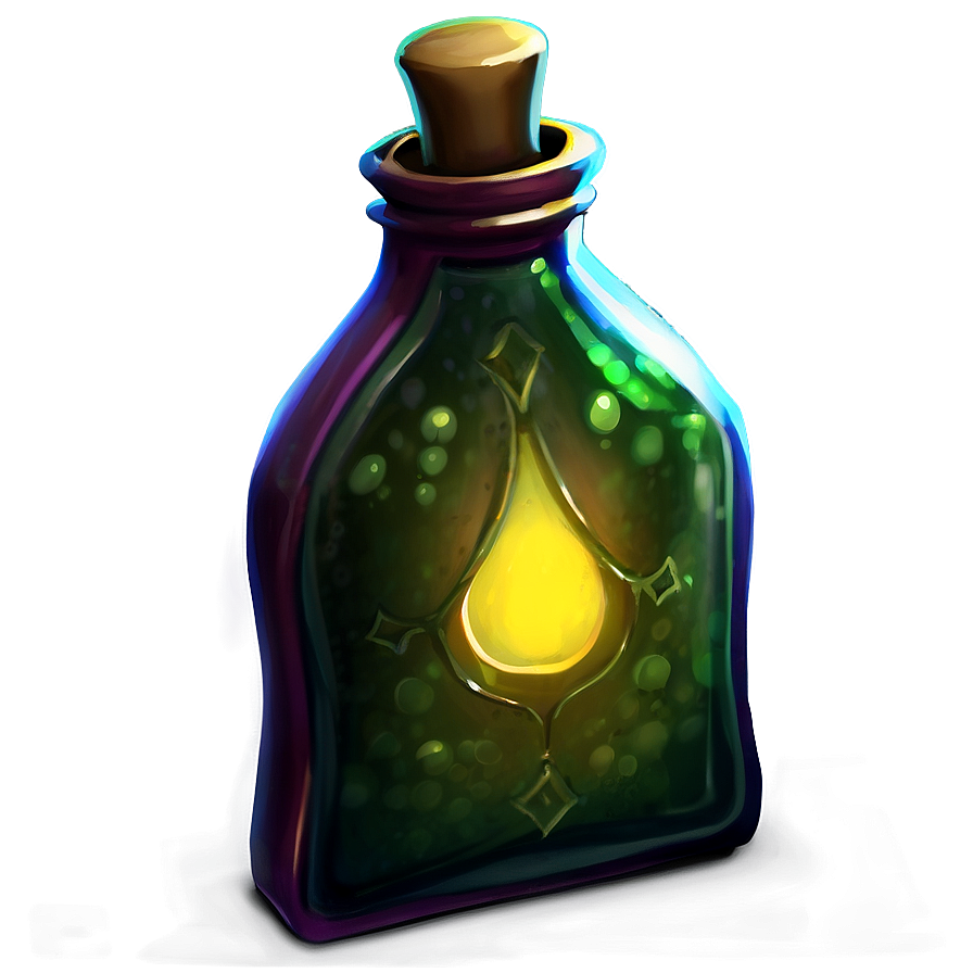 Rare Potion Bottle Png Msx92 PNG