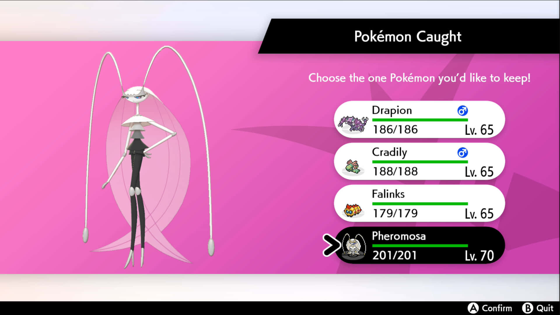 Raropheromosa Brillante En El Juego De Pokémon. Fondo de pantalla