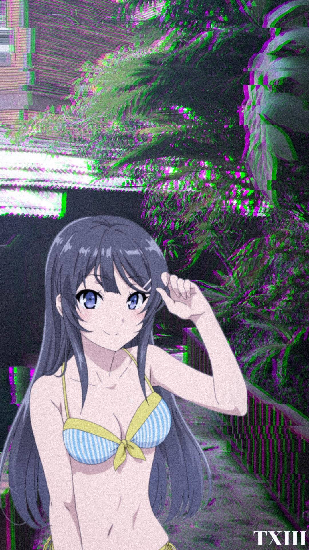 Mai Sakurajima as a Bunny Girl Wallpaper