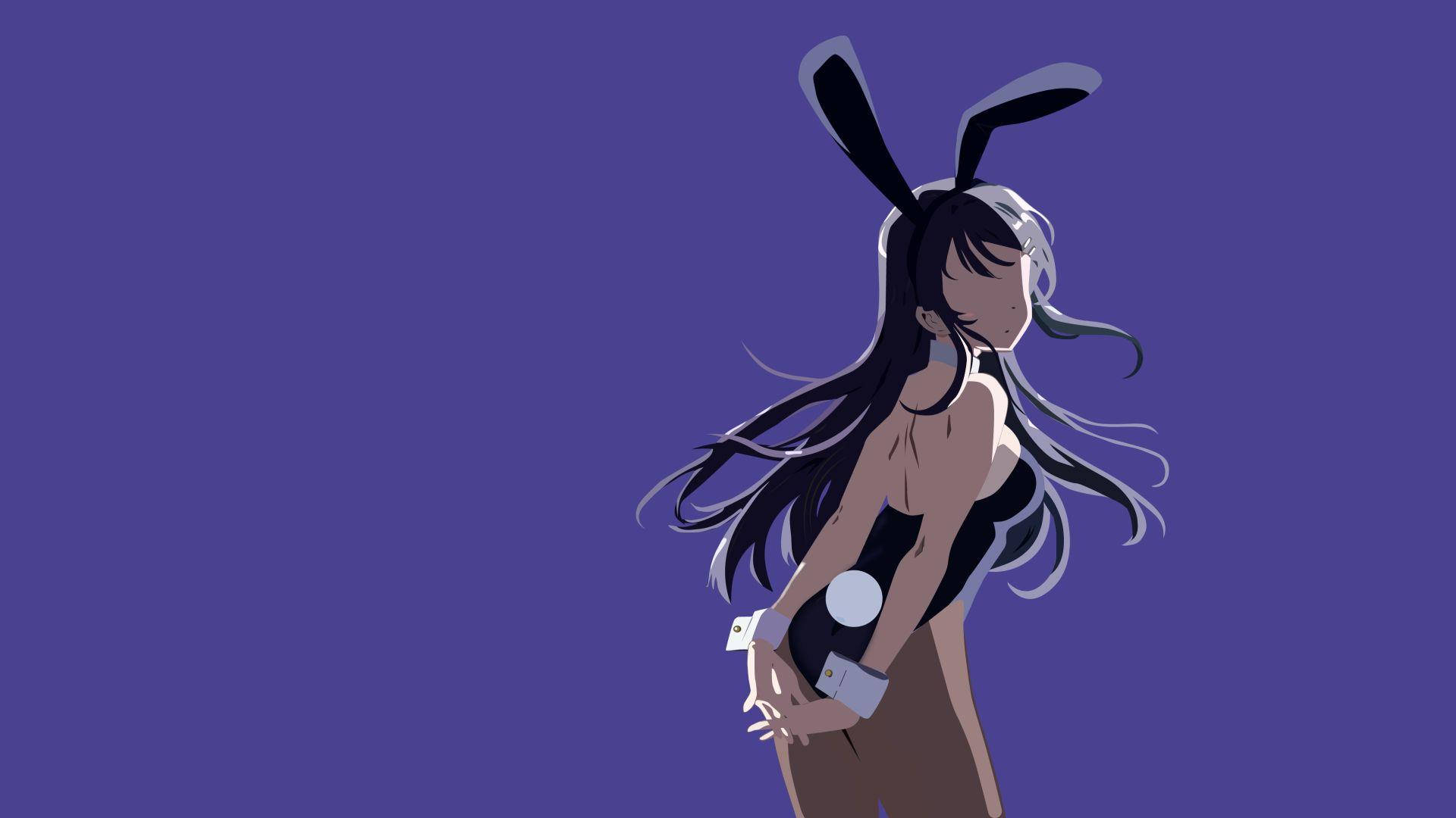 Mai Sakurajima, den Bunny Girl af Rascal Gør Ikke Drømmer Af Bunny Girl Senpai, er hovedpersonen i dette tapet. Wallpaper