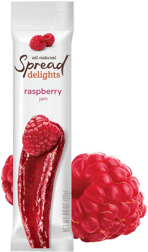 Raspberry Jam Spread Delights Packaging PNG