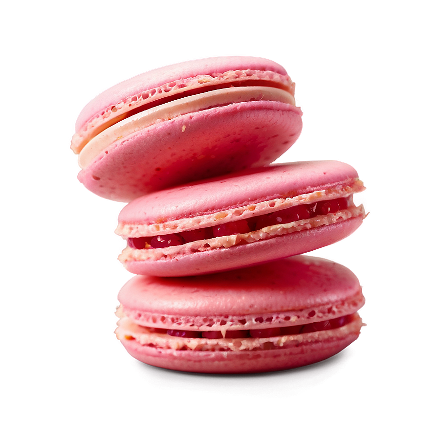Raspberry Macaron Png 12 PNG