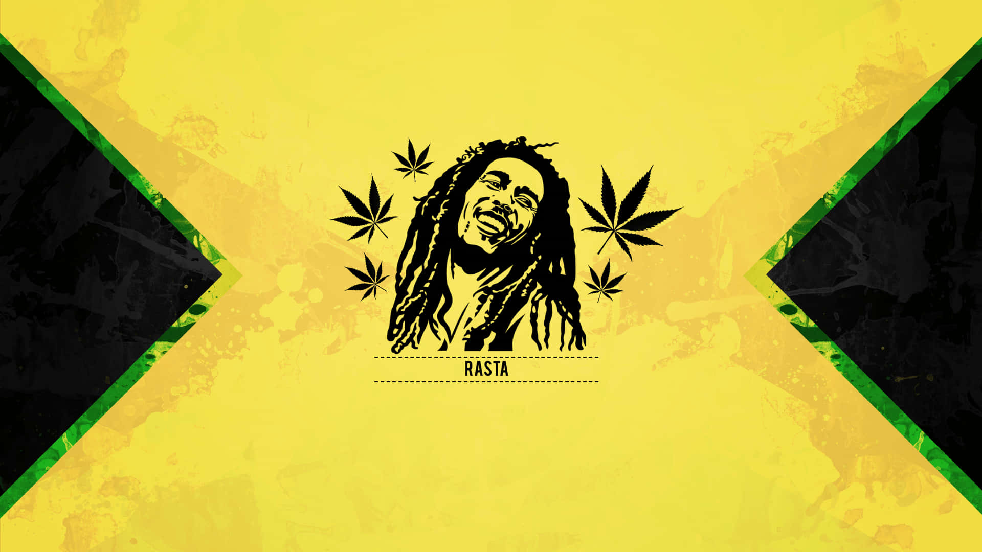 "Rasta Reggae Music" Wallpaper