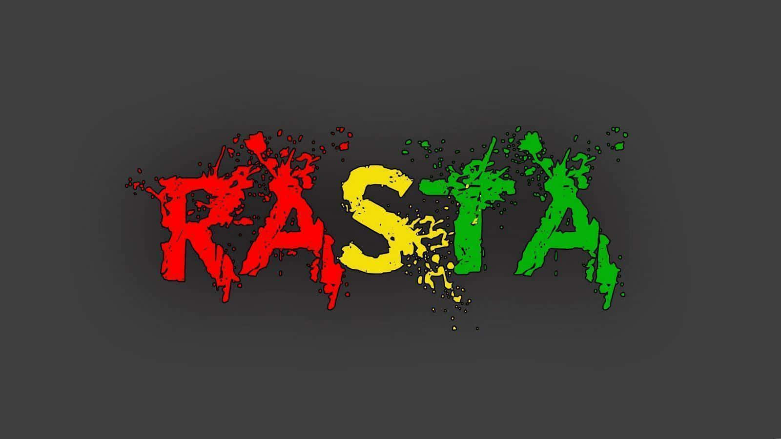 "A giant Rastafarian flag, a symbol of peace and freedom." Wallpaper