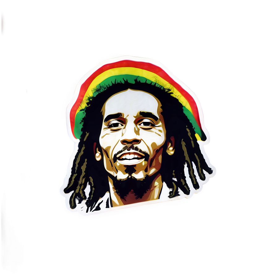 Download Rasta Bob Marley Png 80