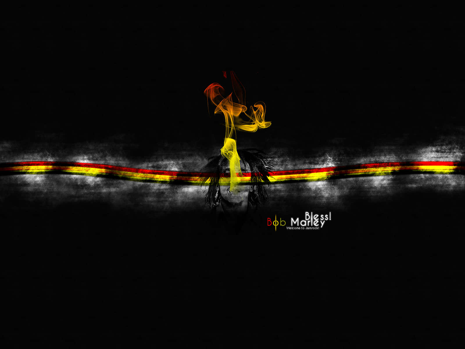 Feiernsie Reggaemusik Mit Rasta-farben Wallpaper