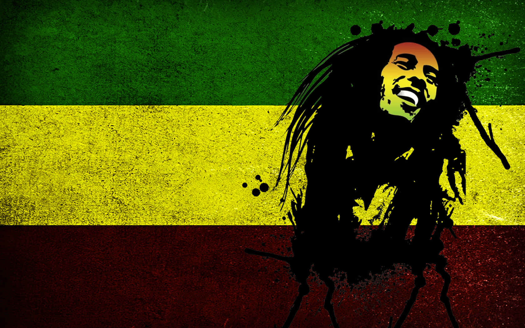 Rasta-musik i Jamaica Wallpaper