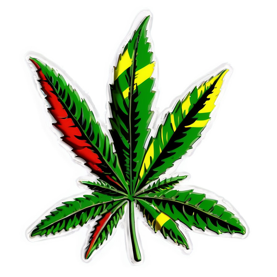 Rasta Weed Leaf Png 27 PNG