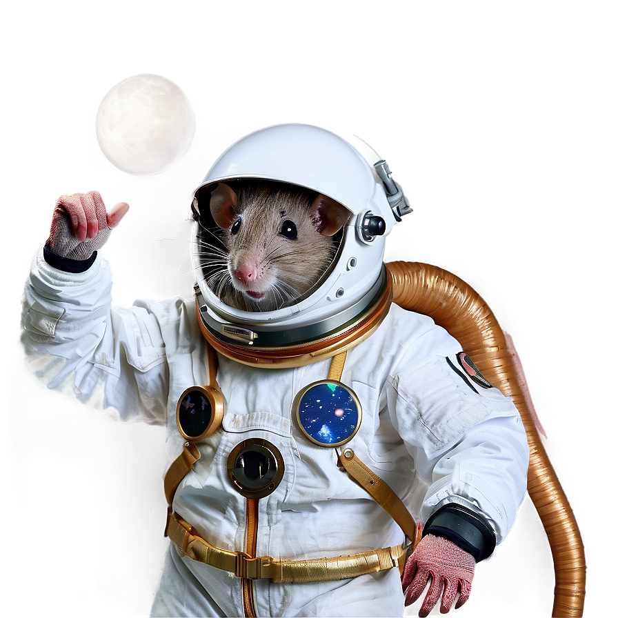 Download Rat In Space Suit Png 05042024