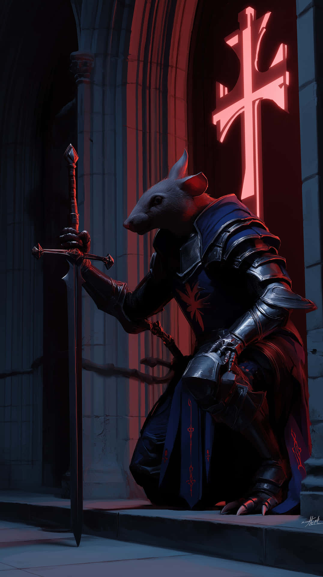 Rat Knight's Vow Wallpaper