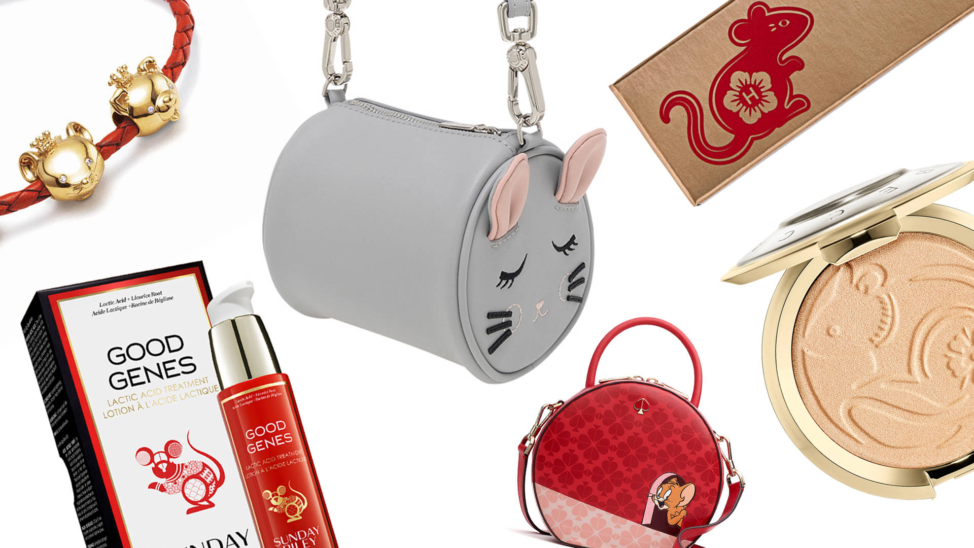 Rat Theme Bag And Makeup Wallpaper