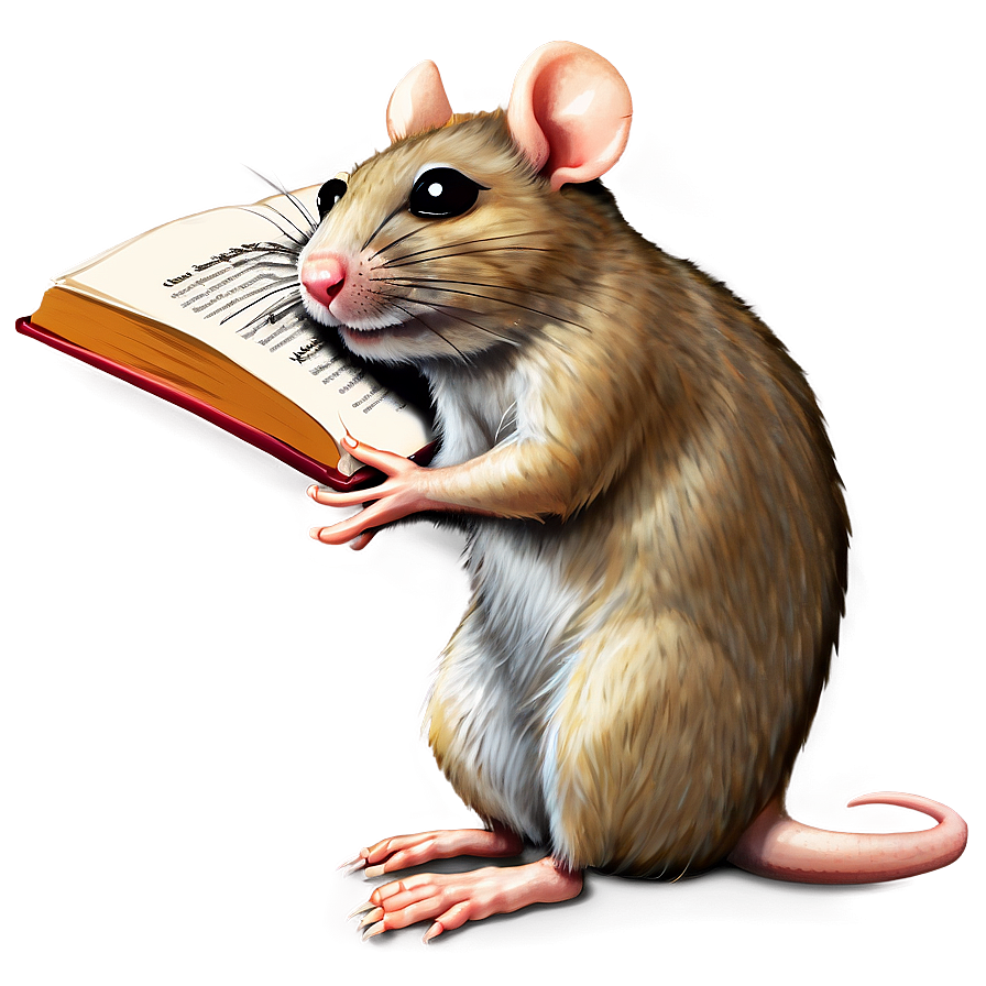 Rat With Book Png 73 PNG